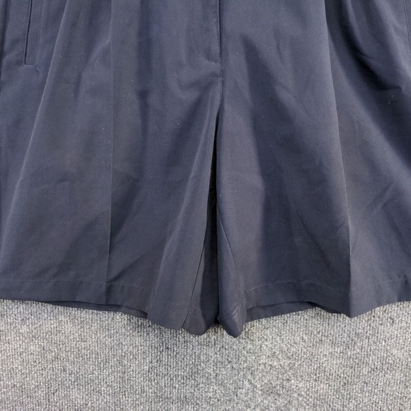 LizGolf Women's Chino Shorts Blue Size 12 Polyester Blend Slash Pockets - Picture 7 of 11